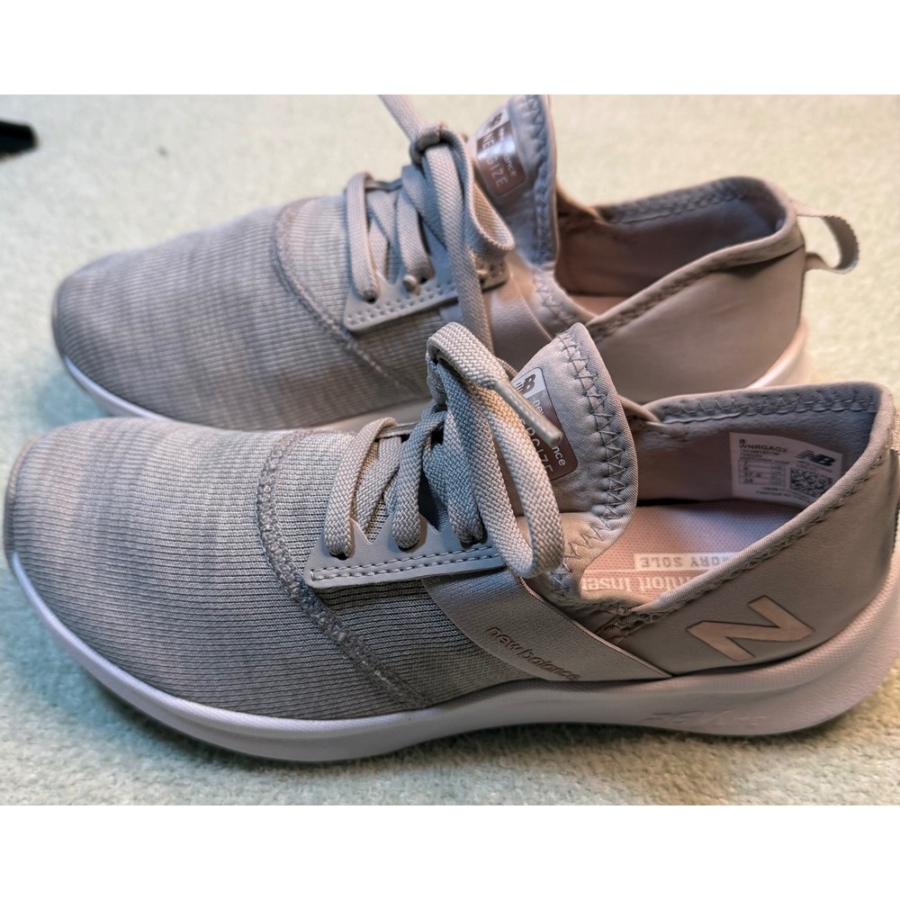 New Balance Nergize Sport Grey Rose Gold Training Shoes WNRGAG2 Womens 7